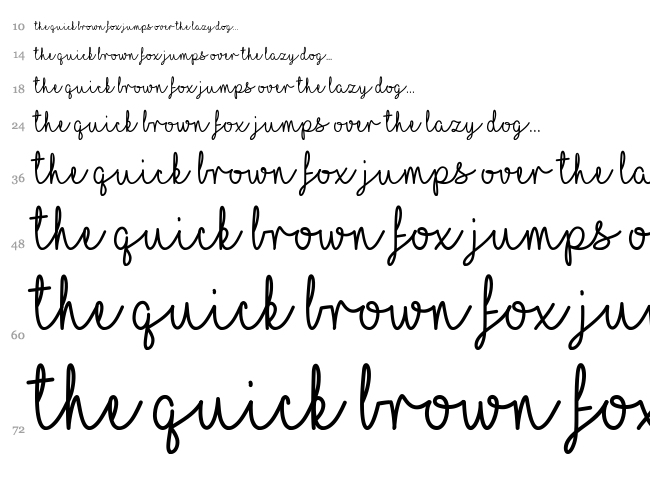 I Love Christmas font waterfall